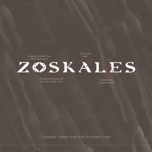 Zoskales-logo-type-concept